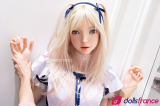 Giselle la poupée d'amour en silicone soubrette coquine 159cm A-cup FunWestDoll