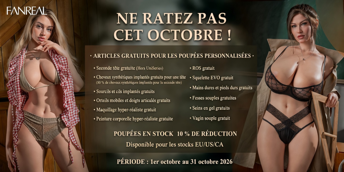 Promo FANREAL des OPTIONS en Cadeaux + une 2nd Tête OFFERTE