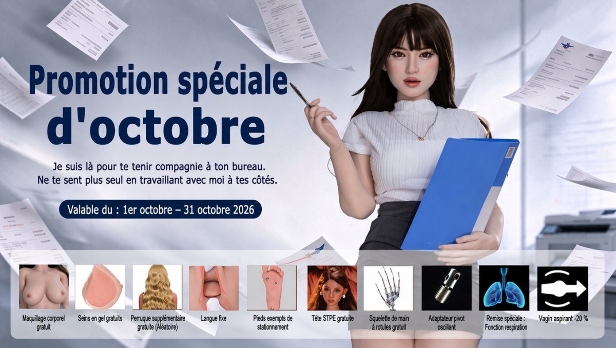 Promo WMDOLL 2nd tête en STPE GRATUITE + des Options OFFERTES