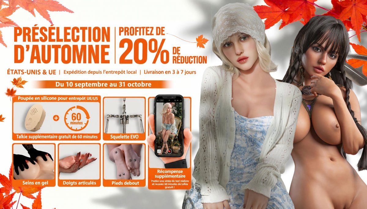 Promo SIGAFUN -20% sur les poupées du stock + option IA offerte