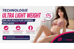Technologie Ultra Light Weight : des sex dolls Real Lady plus légères et faciles à manipuler