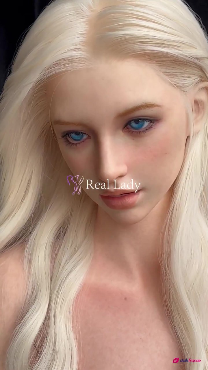 Real doll en silicone à grosse poitrine Lena l'elfe blonde amoureuse ROS MAX 159cm bonnet D Real Lady